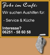 Jobangebote im Caf&eacute; Schoko & Wein