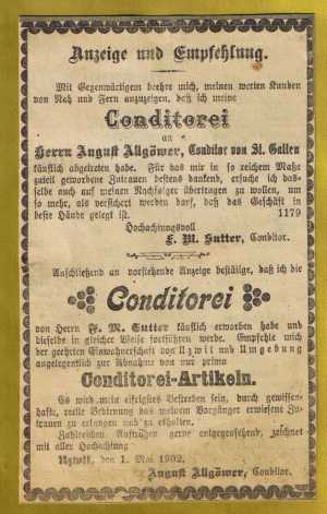 cafe confiserie stalder uzwil cafe restaurant wil sch&ouml;ntal