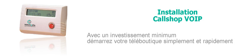 callshop installation VOIP