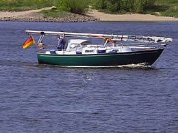 Bootshafen am Stover Strand bei Hamburg