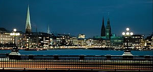 Hamburg bei Nacht