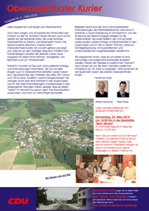Oberodenthaler Kurier März 2010 Oberodenthaler Kurier März 2010