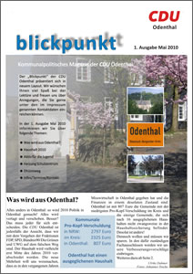 Blickpunkt Mai 2010 Blickpunkt Mai 2010