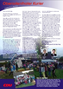 Blickpunkt Mai 2012