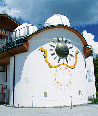 highest planetarium of Europe in K�nigsleiten, Austria, Ziller Valley Arena