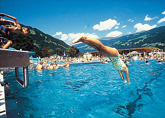 swimming in Zell, Austria, Ziller Valley Arena