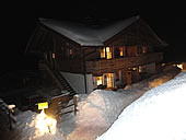 Chalet Austria at night