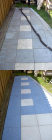 Terrassenreinigung / vorher-nachher