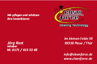 Cleanforce - J&ouml;rg Rost