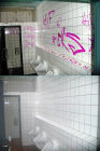 Marstall Winsen WC-Graffiti-Entfernung