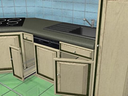 cuisine virtuelle en 3 D