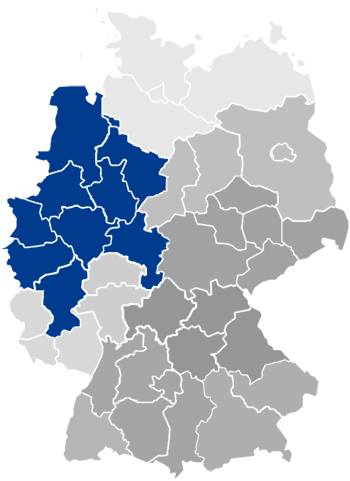 Region West - Karte