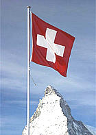 Fahne-Schweiz-Matterhorn