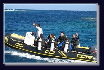 Speedboot zu Spitzentauchplätzen am Roten Meer - exklsiv für Coraya Divers