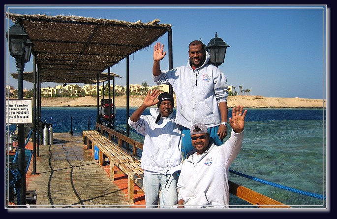 Das Team der Coraya Divers - immer für Taucher da