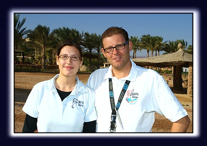 Sonja und Kai Dunkelmann vom Coraya Tauchcenter Marsa Alam