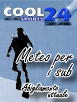 Cool24 pr&auml;sentiert: Das Tauchwetter und Tauchbekleidung aktuell