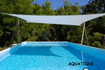 voile d'ombrage pour la piscine