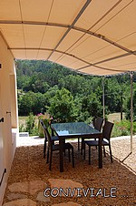 Tonnelle sur la terrasse