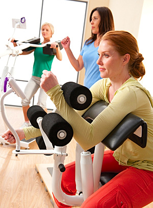Gesundheit und Training - Curves bietet Krafttraining, das Frauen schaffen.