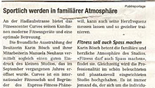 Curves Z&uuml;rich - Sportlich werden in famili&auml;rer Atmosph&auml;re