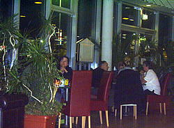 Im Wintergarten den Feierabend genie�en ...