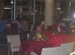 Internationale Gerichte im Restaurant D'accord