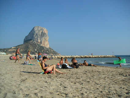 Strand in Calpe