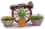 Typischer Blumenschmuck