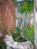 <b>Teich mit Wasserfall</b><br>