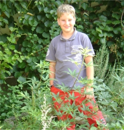 Luca Witt, der gemeinsame Sohn und "Juniorchef"