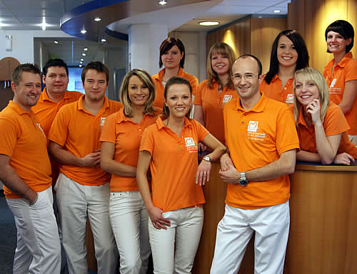 the staff of the dental office in Weiden