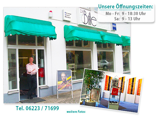 Die Brille - Ihr Optik-Fachgesch&auml;ft in Neckargem&uuml;nd - Unsere &Ouml;ffnungszeiten