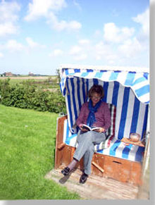 Relaxen im Strandkorb