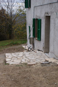 Terrasse Richtung Serra de Conti mit direktem Zugang vom Schlafzimmer