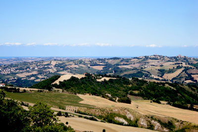 Blick Richtung Montecarotto