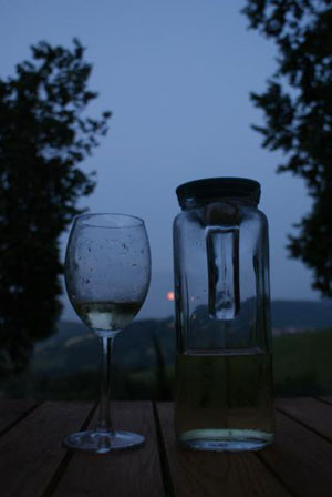 Nachts romantisches Mondlicht