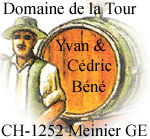 Domaine de La Tour, Yvan & C&eacute;dric B&eacute;n&eacute;, 1252 Meinier