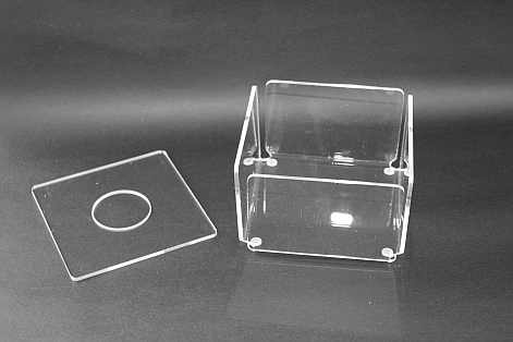 Wattebox f&uuml;r Watteb&auml;llchen, Kosmetikbox, Wattebox Acryl
