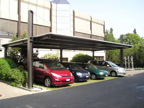 Gedeckte Kundenparkpl&auml;tze, Dorfgarage Sulgen