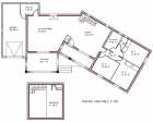 117 m� - plan