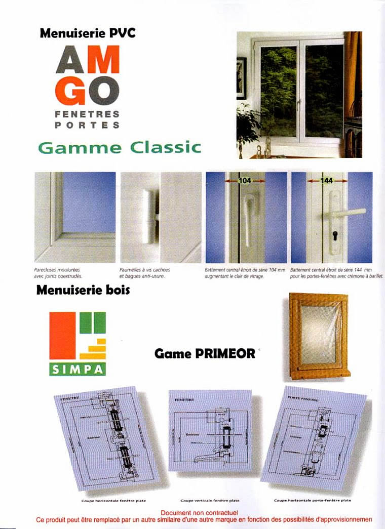 Menuiserie PVC - Menuiserie bois