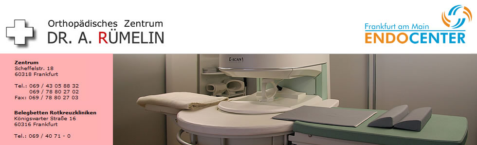 Orthop�die Frankfurt: Dr. Alexander R�melin - Offenes MRT