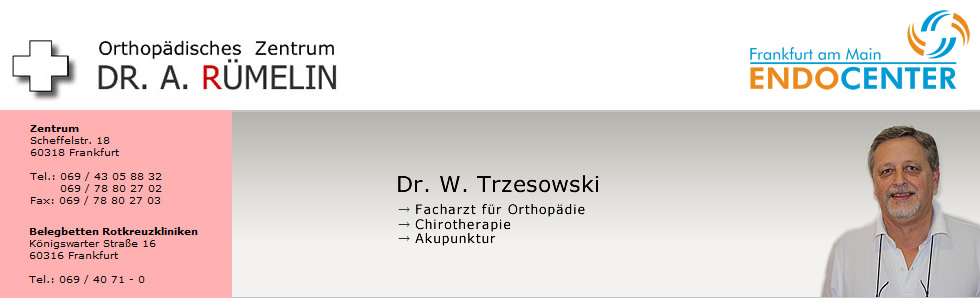 Orthp&auml;die Frankfurt: Dr. med. W. Trzesowski