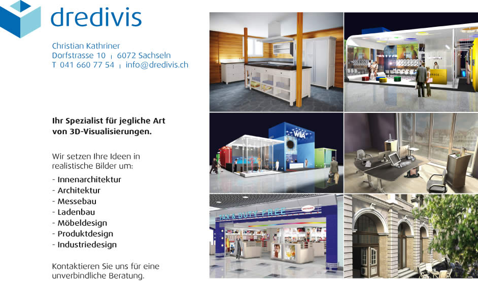 dredivis Ihr Spezialist f&uuml;r jegliche Art von 3D-Visualisierungen