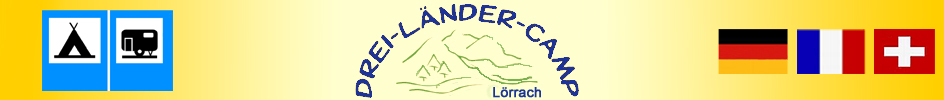Camping im Drei - Laender - Camp Loerrach, nahe Schweiz bei Basel und Frankreich