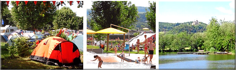 Dreil�ndercamp L�rrach - mit Zeltwiese. Nur wenige Mintuten entfernt: Schwimmbad, Gr�ttpark mit See, Rosengarten und Abenteuer-Spielplatz. 