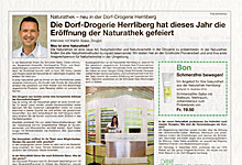 Naturathek - neu in der Dorf-Drogerie Herrliberg