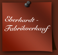 Eberhardt Schokolade - Fabrikverkauf zu Weihnachten und Ostern