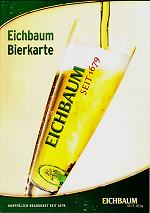 Bierkarte Eichbaumbrauhaus